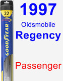 Passenger Wiper Blade for 1997 Oldsmobile Regency - Hybrid