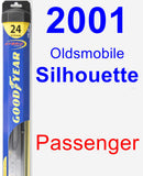 Passenger Wiper Blade for 2001 Oldsmobile Silhouette - Hybrid