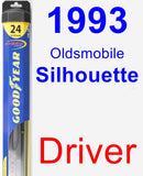 Driver Wiper Blade for 1993 Oldsmobile Silhouette - Hybrid