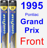 Front Wiper Blade Pack for 1995 Pontiac Grand Prix - Hybrid