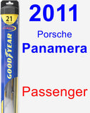 Passenger Wiper Blade for 2011 Porsche Panamera - Hybrid