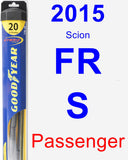 Passenger Wiper Blade for 2015 Scion FR-S - Hybrid