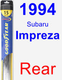 Rear Wiper Blade for 1994 Subaru Impreza - Hybrid