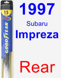 Rear Wiper Blade for 1997 Subaru Impreza - Hybrid