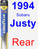 Rear Wiper Blade for 1994 Subaru Justy - Hybrid