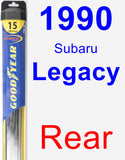 Rear Wiper Blade for 1990 Subaru Legacy - Hybrid