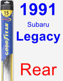 Rear Wiper Blade for 1991 Subaru Legacy - Hybrid