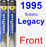 Front Wiper Blade Pack for 1995 Subaru Legacy - Hybrid