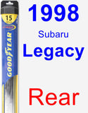 Rear Wiper Blade for 1998 Subaru Legacy - Hybrid