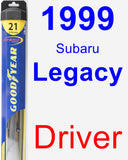 Driver Wiper Blade for 1999 Subaru Legacy - Hybrid