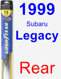 Rear Wiper Blade for 1999 Subaru Legacy - Hybrid