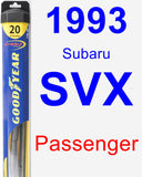 Passenger Wiper Blade for 1993 Subaru SVX - Hybrid