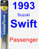 Passenger Wiper Blade for 1993 Suzuki Swift - Hybrid