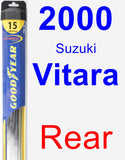 Rear Wiper Blade for 2000 Suzuki Vitara - Hybrid