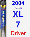 Driver Wiper Blade for 2004 Suzuki XL-7 - Hybrid