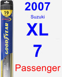 Passenger Wiper Blade for 2007 Suzuki XL-7 - Hybrid