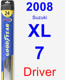 Driver Wiper Blade for 2008 Suzuki XL-7 - Hybrid