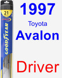 Driver Wiper Blade for 1997 Toyota Avalon - Hybrid