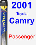 Passenger Wiper Blade for 2001 Toyota Camry - Hybrid