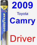 Driver Wiper Blade for 2009 Toyota Camry - Hybrid