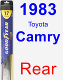 Rear Wiper Blade for 1983 Toyota Camry - Hybrid