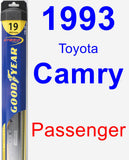 Passenger Wiper Blade for 1993 Toyota Camry - Hybrid