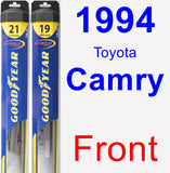 Front Wiper Blade Pack for 1994 Toyota Camry - Hybrid