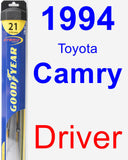 Driver Wiper Blade for 1994 Toyota Camry - Hybrid