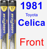 Front Wiper Blade Pack for 1981 Toyota Celica - Hybrid