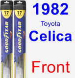 Front Wiper Blade Pack for 1982 Toyota Celica - Hybrid