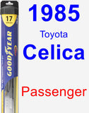 Passenger Wiper Blade for 1985 Toyota Celica - Hybrid