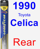 Rear Wiper Blade for 1990 Toyota Celica - Hybrid