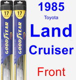 Front Wiper Blade Pack for 1985 Toyota Land Cruiser - Hybrid