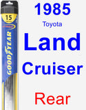 Rear Wiper Blade for 1985 Toyota Land Cruiser - Hybrid