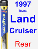 Rear Wiper Blade for 1997 Toyota Land Cruiser - Hybrid