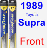 Front Wiper Blade Pack for 1989 Toyota Supra - Hybrid