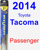 Passenger Wiper Blade for 2014 Toyota Tacoma - Hybrid