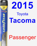 Passenger Wiper Blade for 2015 Toyota Tacoma - Hybrid