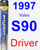 Driver Wiper Blade for 1997 Volvo S90 - Hybrid