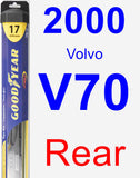 Rear Wiper Blade for 2000 Volvo V70 - Hybrid