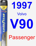 Passenger Wiper Blade for 1997 Volvo V90 - Hybrid