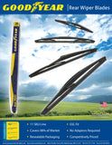 Front & Rear Wiper Blade Pack for 2015 Mazda 5 - Hybrid